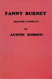 Fanny Burney (Madame D'Arblay) — Austin Dobson cover