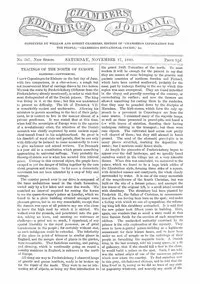 Chambers's Edinburgh Journal, No. 307: New Series, Saturday, November 17, 1849 — Various cover