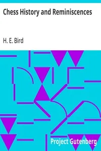 Chess History and Reminiscences cover