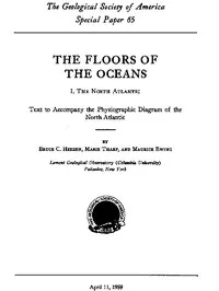 The Floors of the Ocean: 1. The North Atlantic: Text to accompany the physiographic diagram of the North Atlantic — Bruce C. Heezen cover