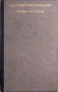 Culture & Ethnology — Robert Harry Lowie cover