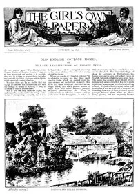 The Girl's Own Paper, Vol. XX, No. 981, October 15, 1898 — Various cover