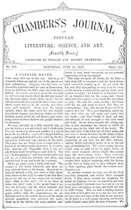 Chambers's Journal of Popular Literature, Science, and Art, No. 708: July 21, 1877 — Various cover