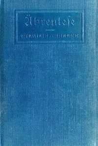 Ährenlese: A German Reader with Practical Exercises — Anonymous cover