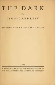 The dark — Leonid Andreyev cover