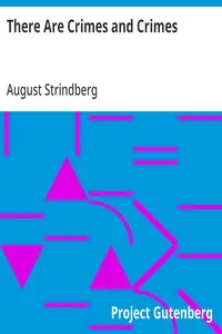 There Are Crimes and Crimes — August Strindberg cover