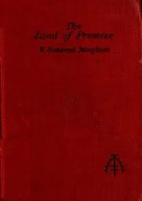 The Land of Promise: A Comedy in Four Acts — W. Somerset (William Somerset) Maugham cover