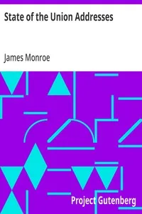 State of the Union Addresses — James Monroe cover