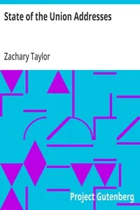State of the Union Addresses — Zachary Taylor cover