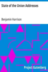 State of the Union Addresses — Benjamin Harrison cover