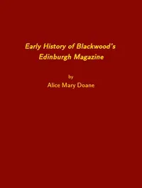 Early History of Blackwood's Edinburgh Magazine — Maria Leach cover