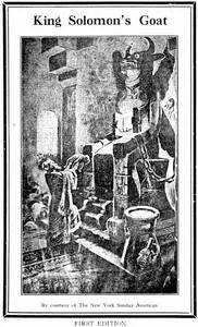 King Solomon's Goat — George Willard Bartlett cover