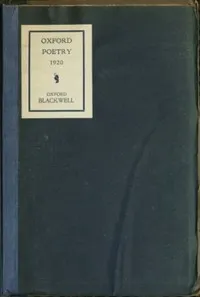 Oxford poetry, 1920 — Anonymous cover