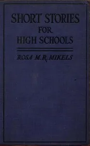 Short Stories for High Schools — Anonymous cover