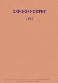 Oxford poetry, 1917 — Anonymous cover
