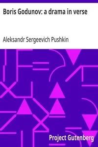 Boris Godunov: a drama in verse — Aleksandr Sergeevich Pushkin cover