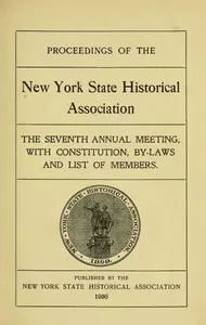 Proceedings of the New York Historical Association [1906] — New York State Historical Association. Meeting cover