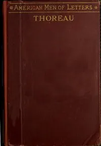 Henry D. Thoreau — F. B. (Franklin Benjamin) Sanborn cover