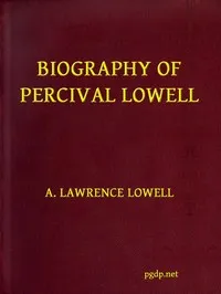 Biography of Percival Lowell cover