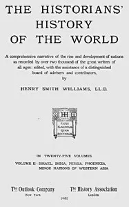 The historians' history of the world in twenty-five volumes, volume 02: Israel, India, Persia, Phoenicia, Minor Nations of Western Asia — Anonymous cover