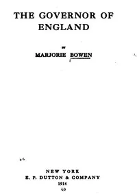 The Governor of England — Marjorie Bowen cover