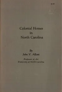 Colonial Homes in North Carolina cover