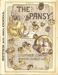 The Pansy Magazine, November 1887 — Various cover