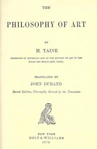 The Philosophy of Art — Hippolyte Taine cover