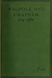 Walpole and Chatham (1714-1760) — Anonymous cover