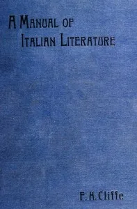 A manual of Italian literature — Francis Henry Cliffe cover