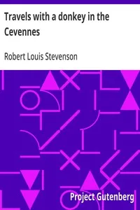 Travels with a donkey in the Cevennes — Robert Louis Stevenson cover