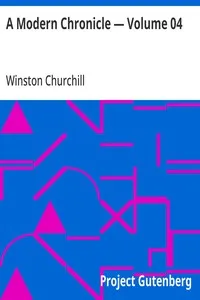 A Modern Chronicle — Volume 04 — Winston Churchill cover