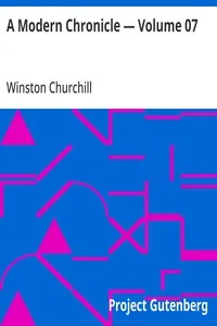 A Modern Chronicle — Volume 07 — Winston Churchill cover