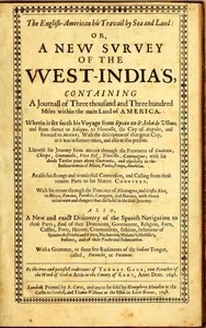 The English-American, His Travail by Sea and Land: or, A New Survey of the West-India's — Thomas Gage cover