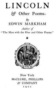 Lincoln & other poems — Edwin Markham cover