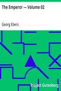 The Emperor — Volume 02 — Georg Ebers cover