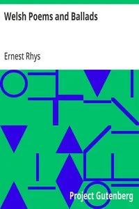 Welsh Poems and Ballads — Anonymous cover