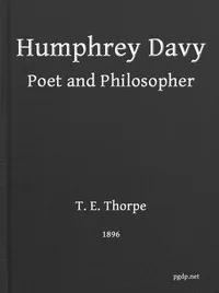 Humphry Davy, Poet and Philosopher — T. E. (Thomas Edward) Thorpe cover