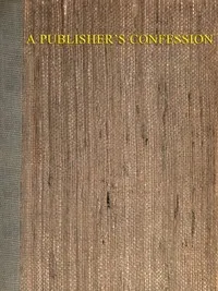 A Publisher's Confession — Anonymous cover
