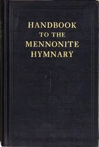 Handbook to the Mennonite Hymnary — Lester Hostetler cover