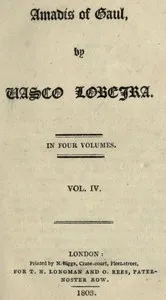 Amadis of Gaul, Vol. 4 — Vasco de Lobeira cover