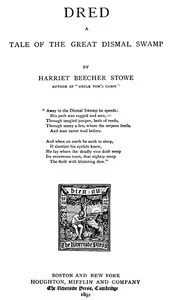 Dred: A Tale of the Great Dismal Swamp — Harriet Beecher Stowe cover