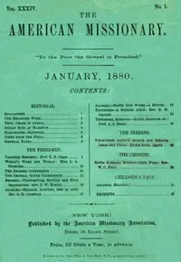 The American Missionary — Volume 34, No. 1, January, 1880 — Various cover