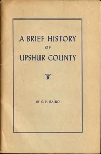 A Brief History of Upshur County cover