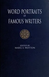 Word Portraits of Famous Writers — Anonymous cover