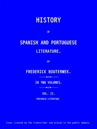 History of Spanish and Portuguese Literature (Vol 2 of 2) cover