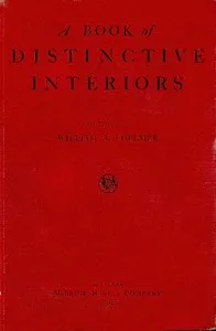 A Book of Distinctive Interiors — Anonymous cover