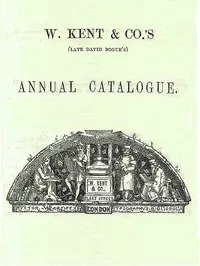 W. Kent & Co's Annual Catalogue, October 1858 — W. Kent and Co. cover