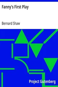 Fanny's First Play — Bernard Shaw cover