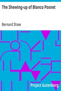 The Shewing-up of Blanco Posnet cover